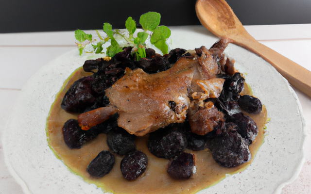 Lapin aux pruneaux et raisins (recette du Nord)