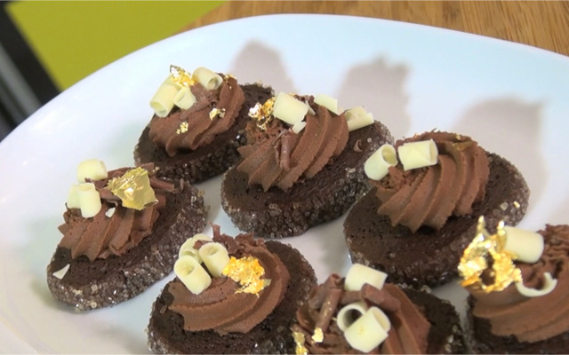 Sablés diamants au chocolat