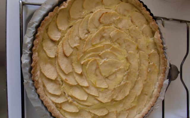 Tarte aux pommes dernière minute