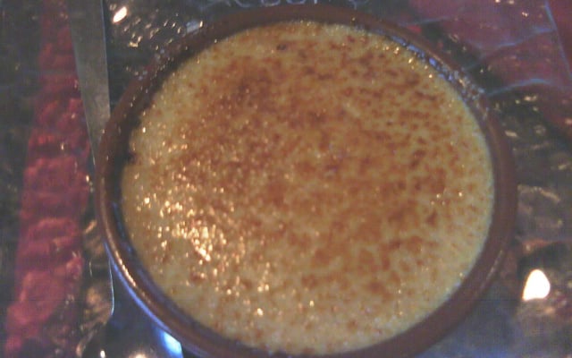 Crème brûlée vanille caramélisée à la cassonade