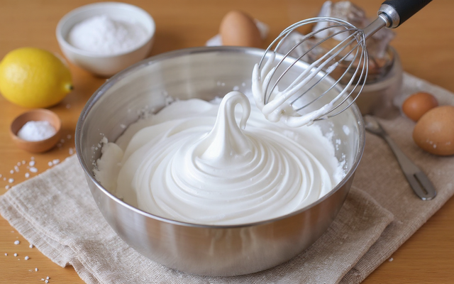 Blancs en neige au Thermomix