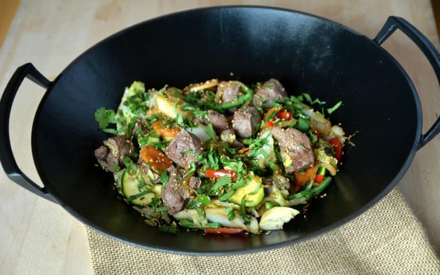 Stir-Fry d'agneau
