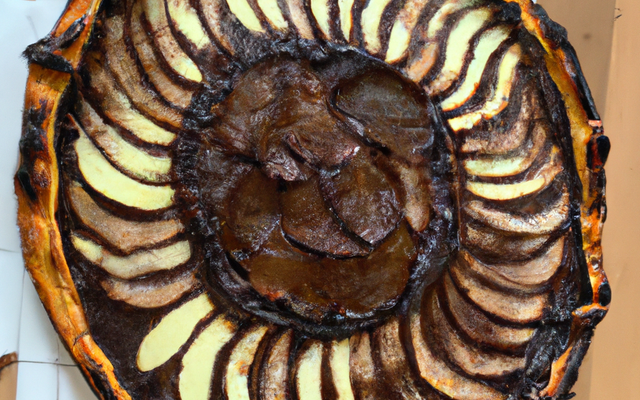 Galette à la frangipane poires et chocolat