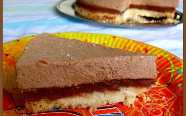 Gâteau choco-caramel