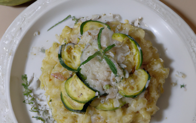 Risotto de courgettes rapide