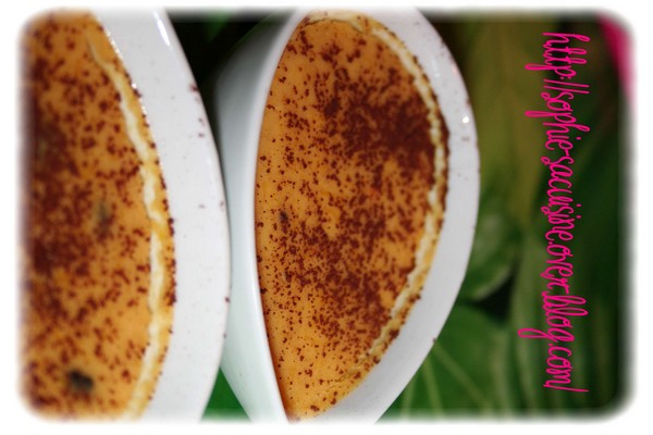 Crème de patidou à la noisette et aux éclats de fève de cacao