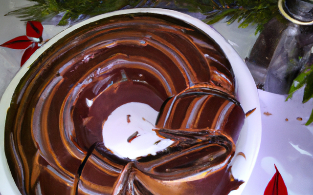 Gâteau de Noël ukrainiens au chocolat