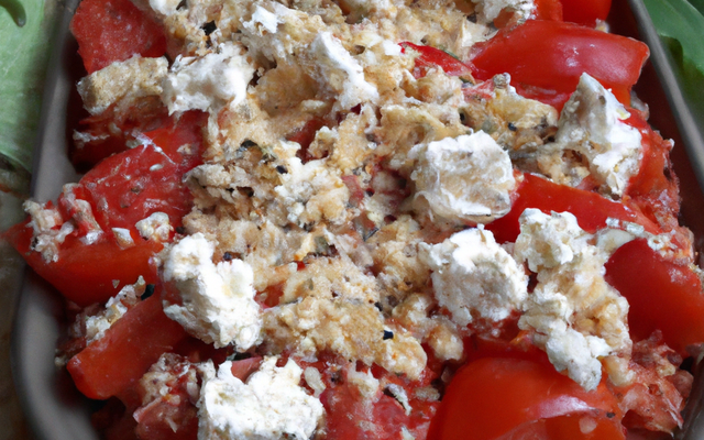Crumble tomates feta