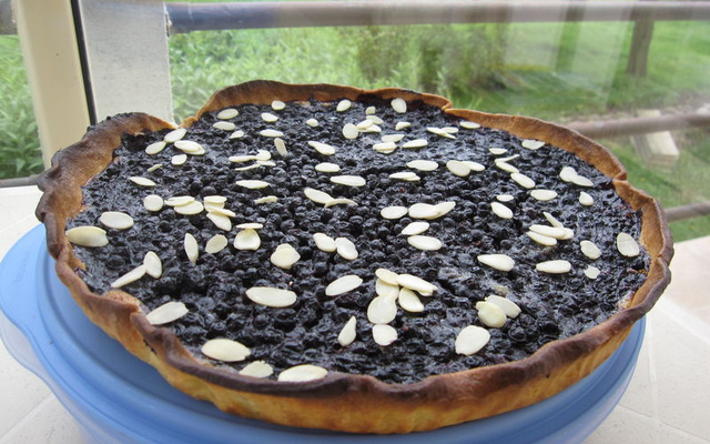 Tarte aux myrtilles maison