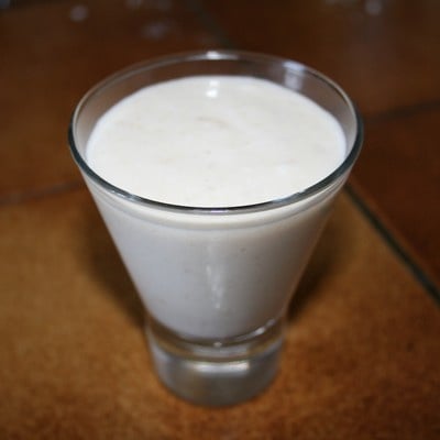Mousse au lait de coco et à la banane