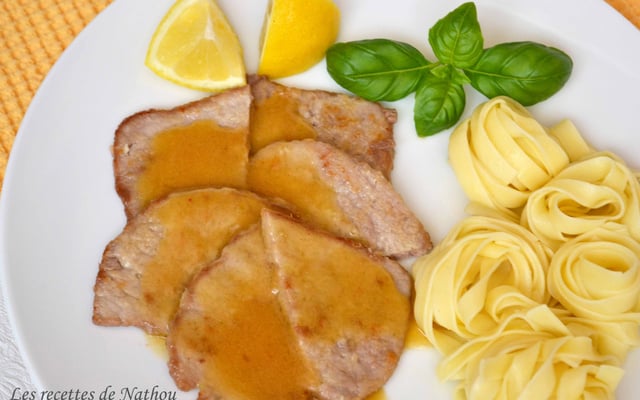 Escalopes de veau au citron (scaloppine al limone)