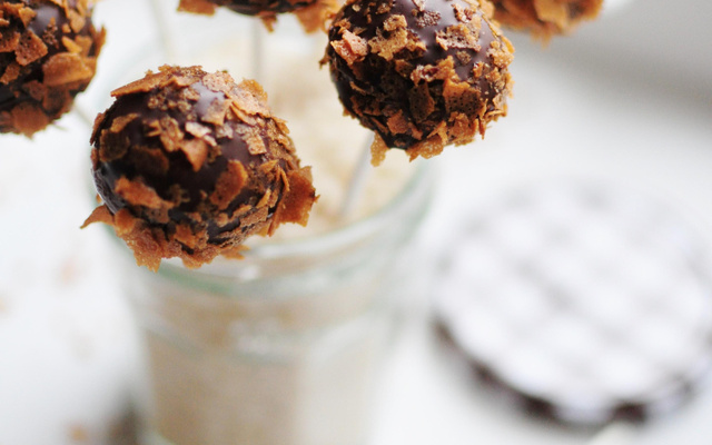 Cake pop's à la confiture de châtaignes Bonne Maman