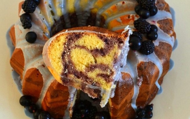 Marbré cassis mûres