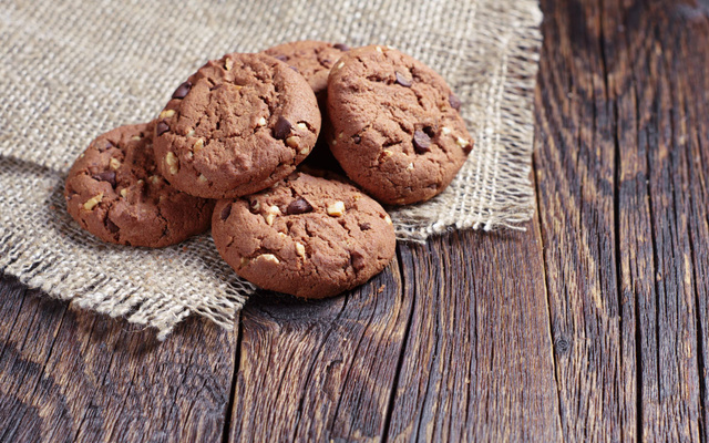 Cookies double choco-noisette