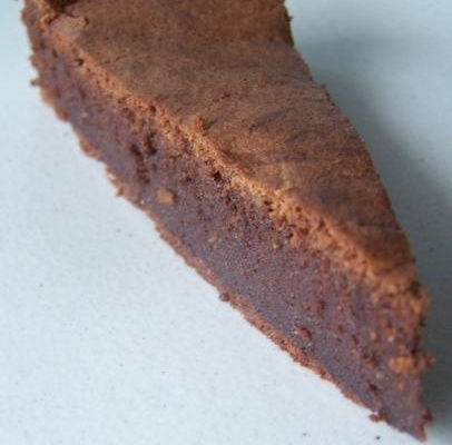 Gâteau fondant au chocolat noir...
