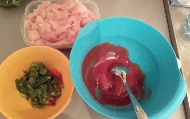 Poulet à l'aigre-douce