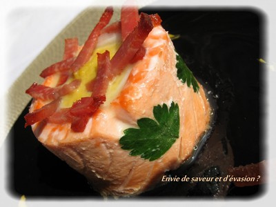 Corolle de saumon et sabre , purée de lentilles blondes épicée