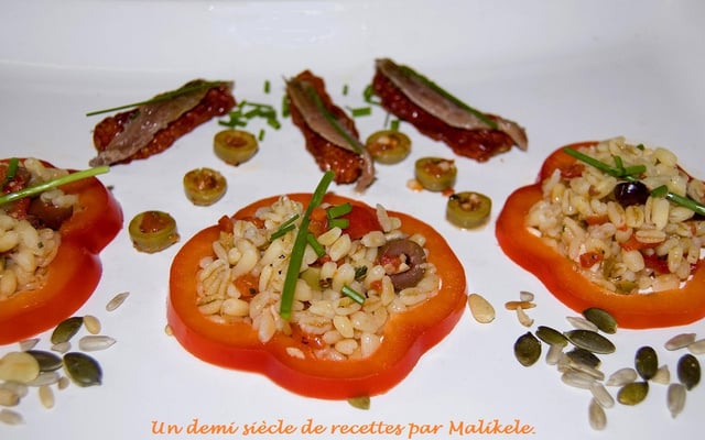 Salade de grains de blé sauce Picado