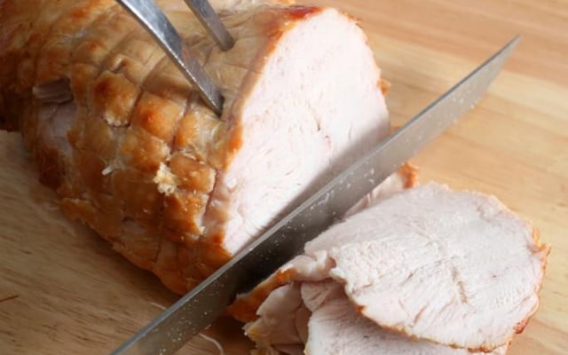 Rôti de dinde au four et léger