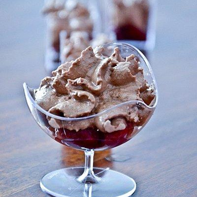 Mousse au chocolat siphonée