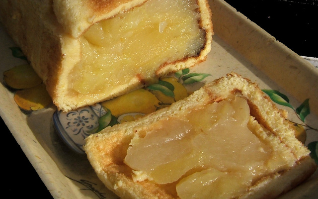Bûche aux pommes