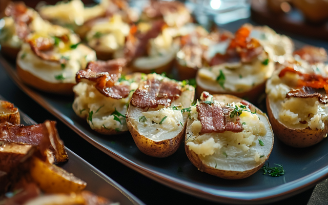 Petites pommes de terre en robe du soir