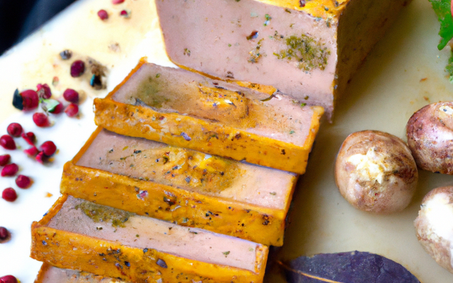 Terrine de foie gras au pain d'épices