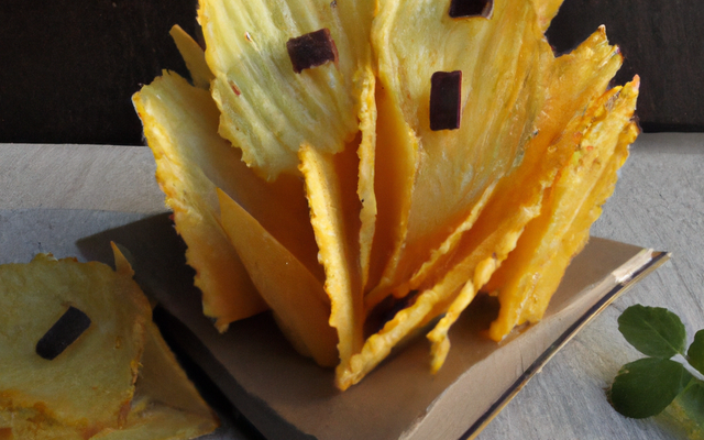 Chips d'emmental au carvi