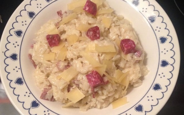Rissotto au chorizo halal