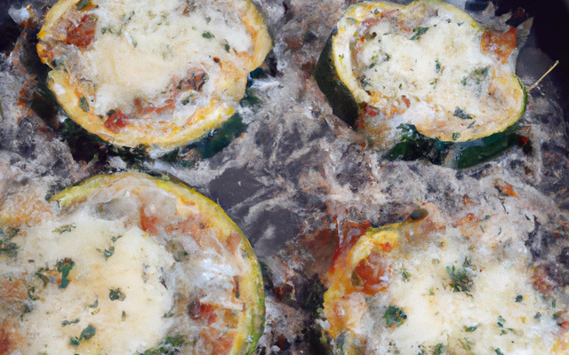 Courgettes aux 4 fromages