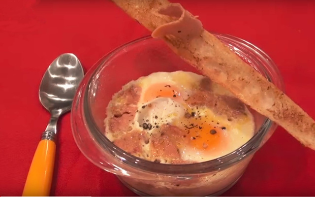 Œuf cocotte au foie gras