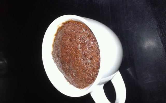Mug cake au chocolat noir