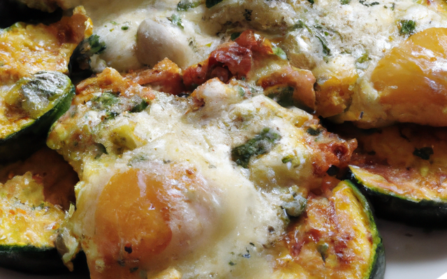 Courgettes aux œufs