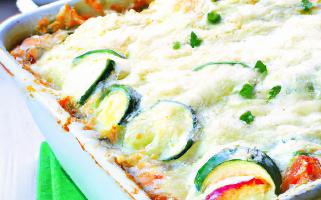 Gratin de légumes et au Cottagecheese