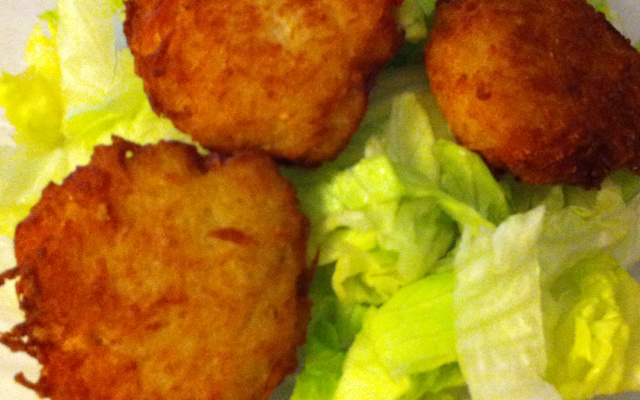 Beignets de pommes de terre en rondelle