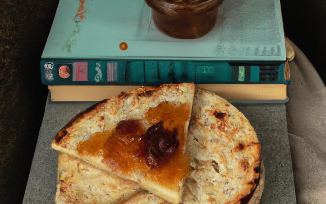 Croque-tortillas à la pomme et à la confiture de lait