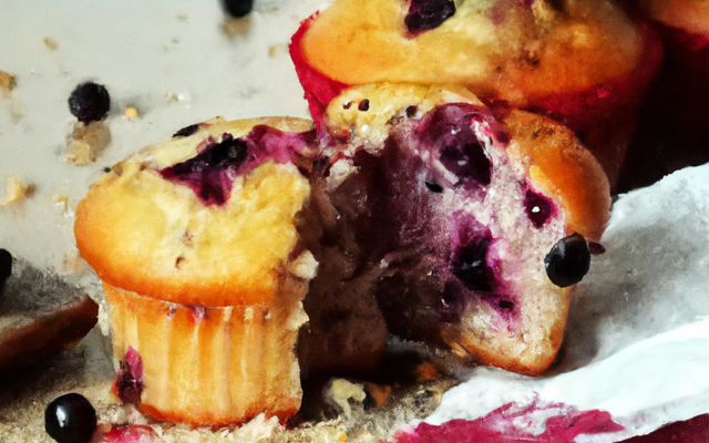 Muffins tout myrtille