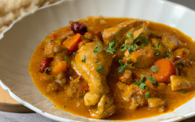 Poulet à l'étouffée