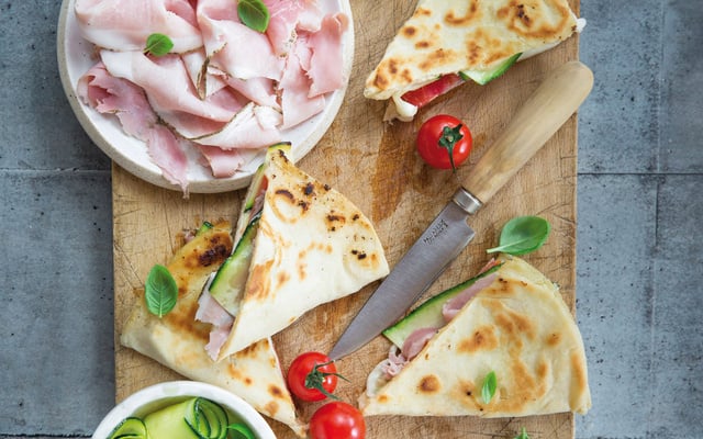 Piadina Jambon aux herbes