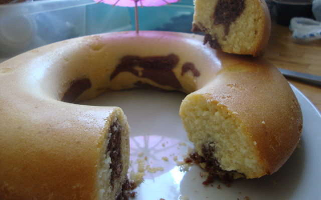 Quatre-quarts au nesquick et aux pépites de chocolat