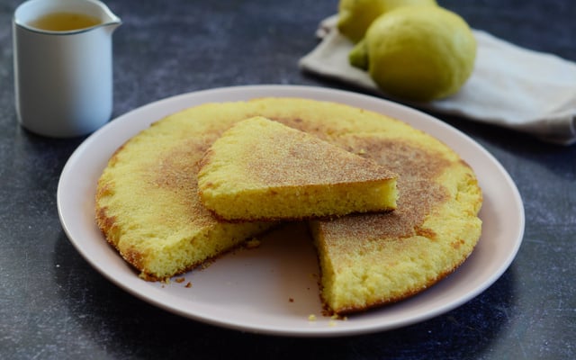 Gâteau de semoule à la poêle