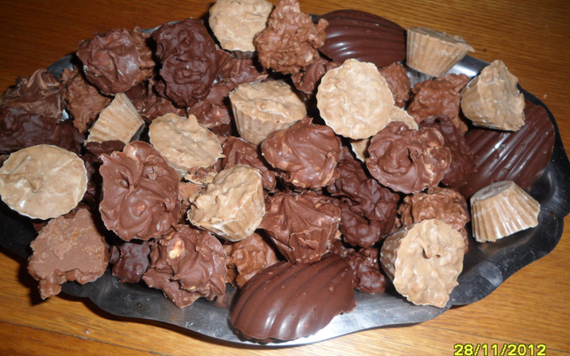 Bouchées craquantes au chocolat