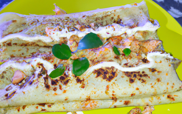 Crêpe thon india-comtois