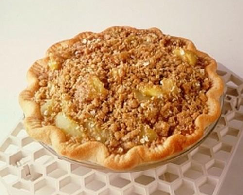 Tourte crumble aux pommes