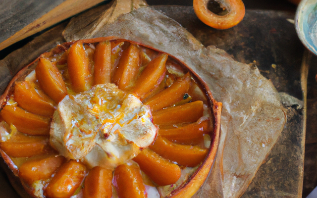 Tarte à l'abricot et au fromage blanc