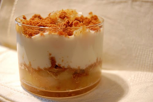 Verrines pommes spéculoos