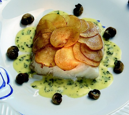 Pavé de cabillaud en croûte de Princesse Amandine