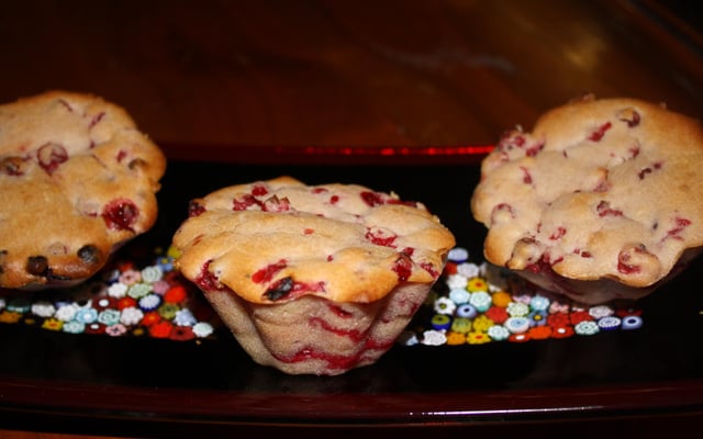 Muffins aux groseilles maison