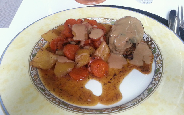 Paupiettes de veau aux carottes