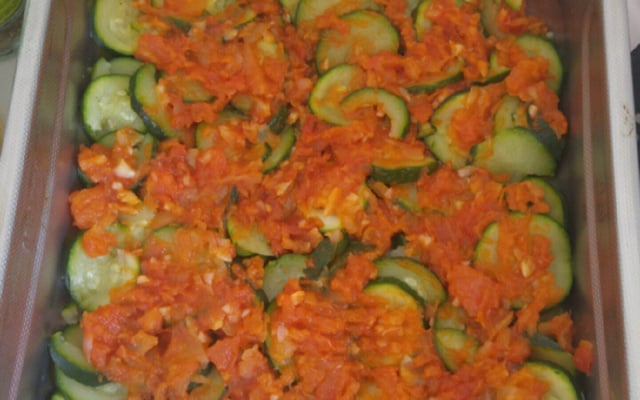 Gratin de courgettes (allégé)